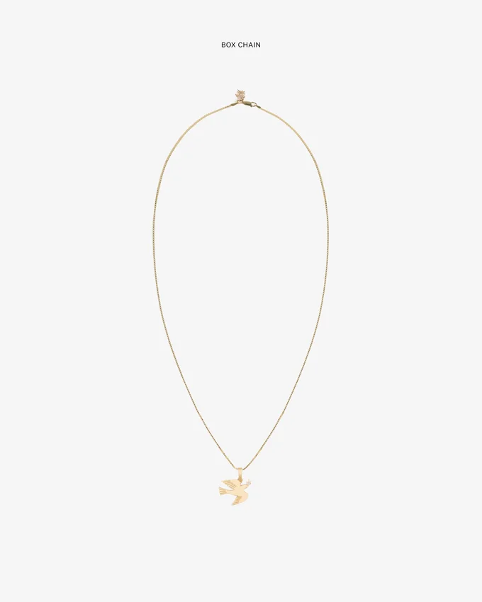 14Kt Gold Dove Pendant