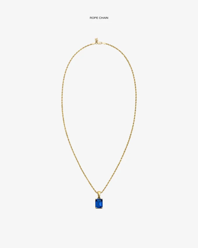 14Kt Gold Gemstone Pendant