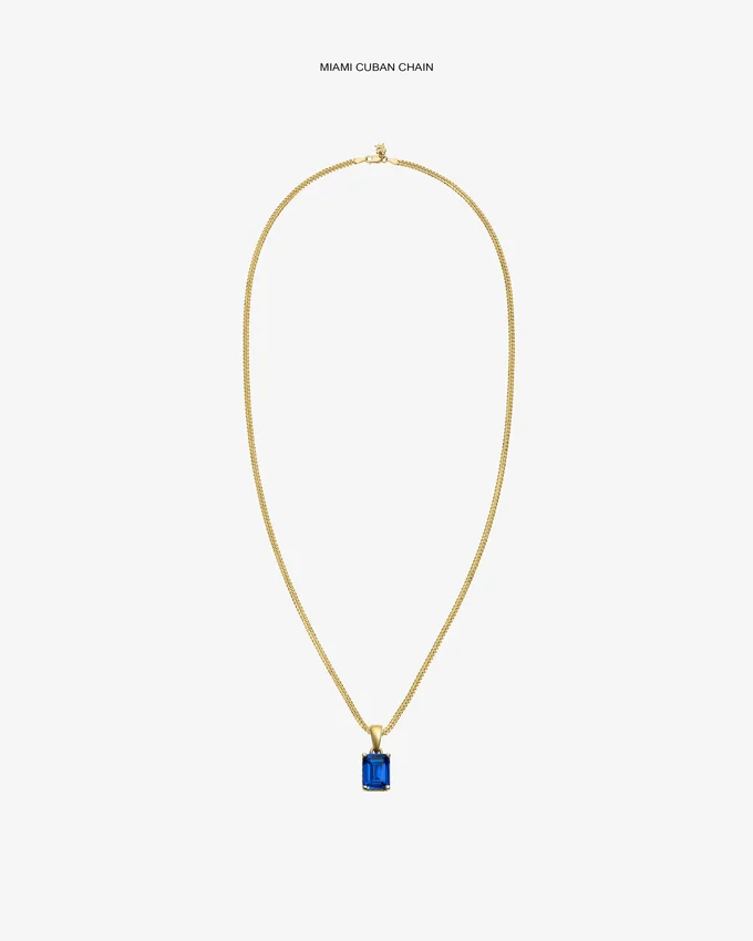 14Kt Gold Gemstone Pendant