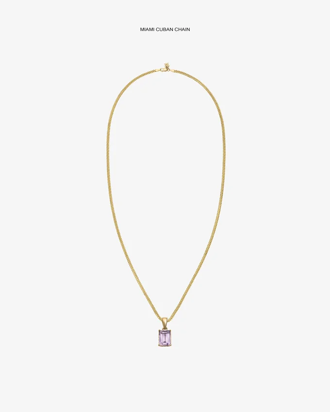 14Kt Gold Gemstone Pendant