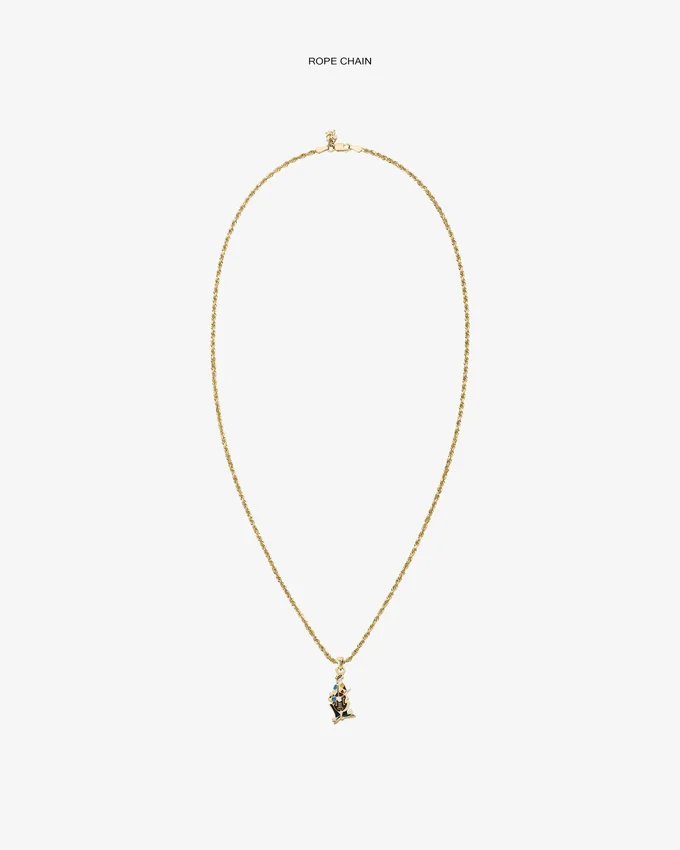 14Kt Gold Musician Pendant