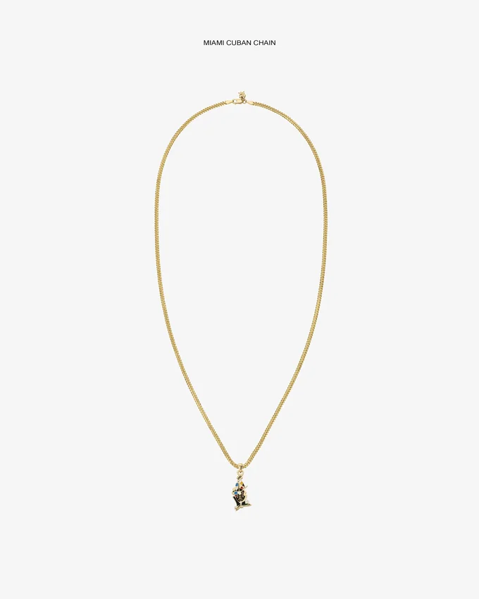 14Kt Gold Musician Pendant