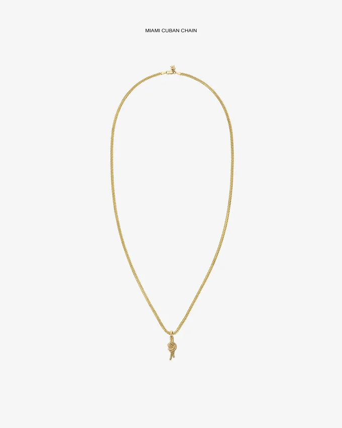 14Kt Gold Nautical Knot Pendant