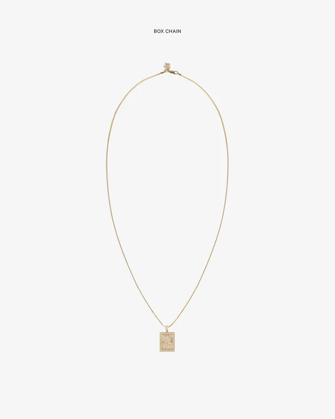 14Kt Gold Saint George Pendant