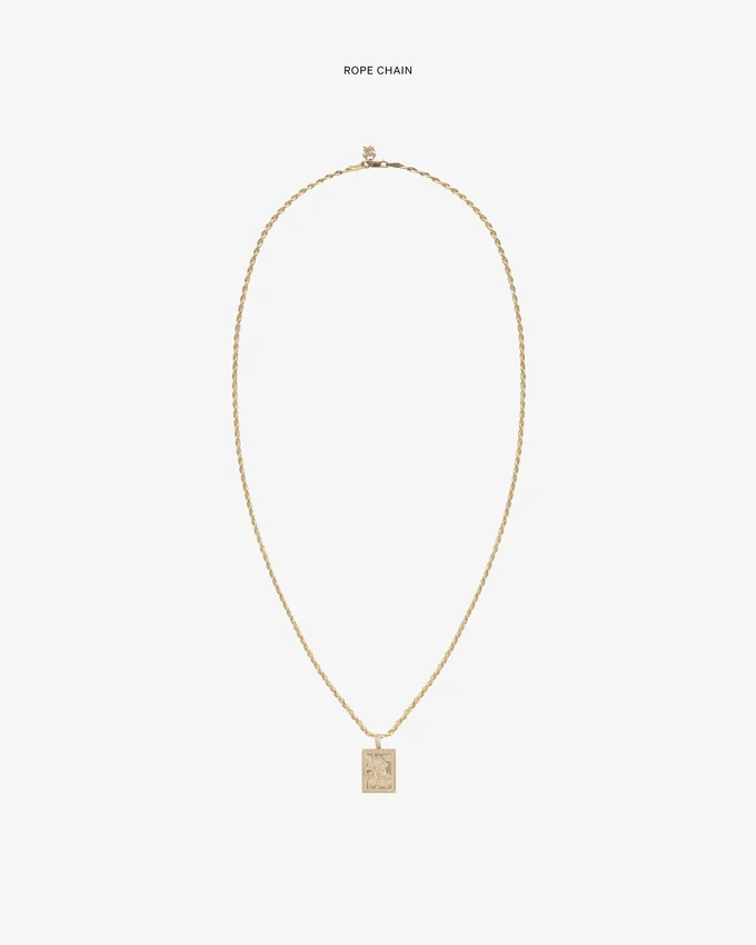 14Kt Gold Saint George Pendant