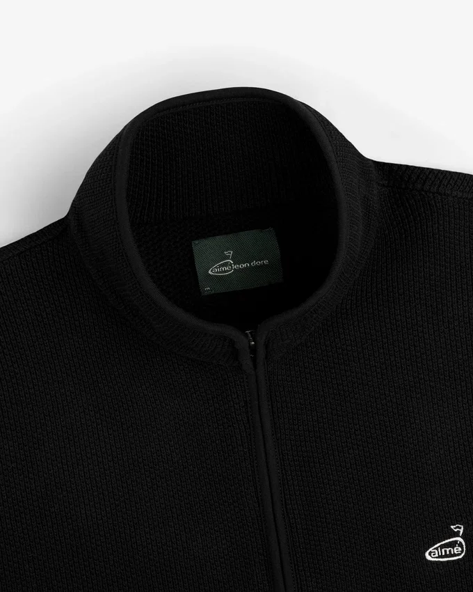 ALD Golf Piqué Full Zip Sweater