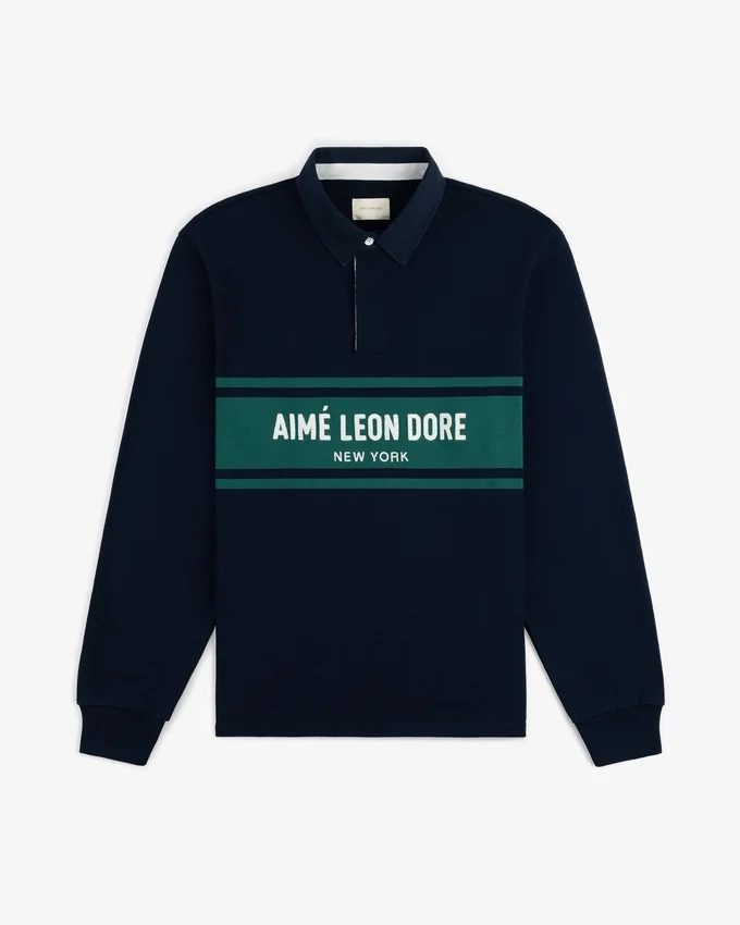 Chest Stripe Logo Rugby