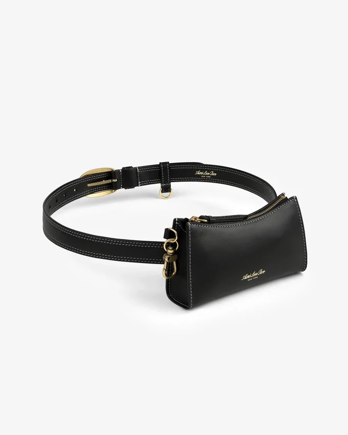 Convertible Leather Belt Bag