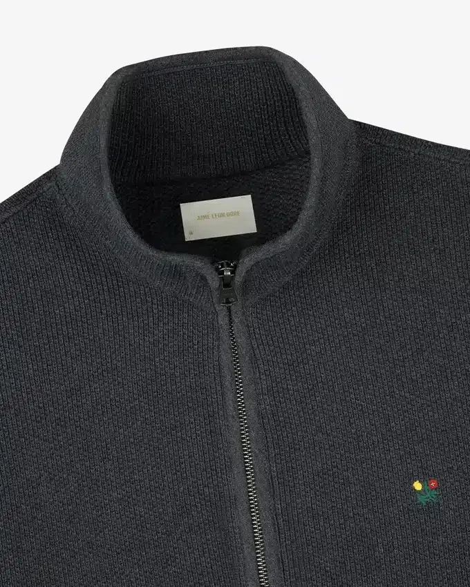 Crest Piqué Half-Zip Pullover