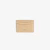 Croc-Embossed Nubuck Cardholder
