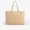 Croc-Embossed Nubuck Tote Bag