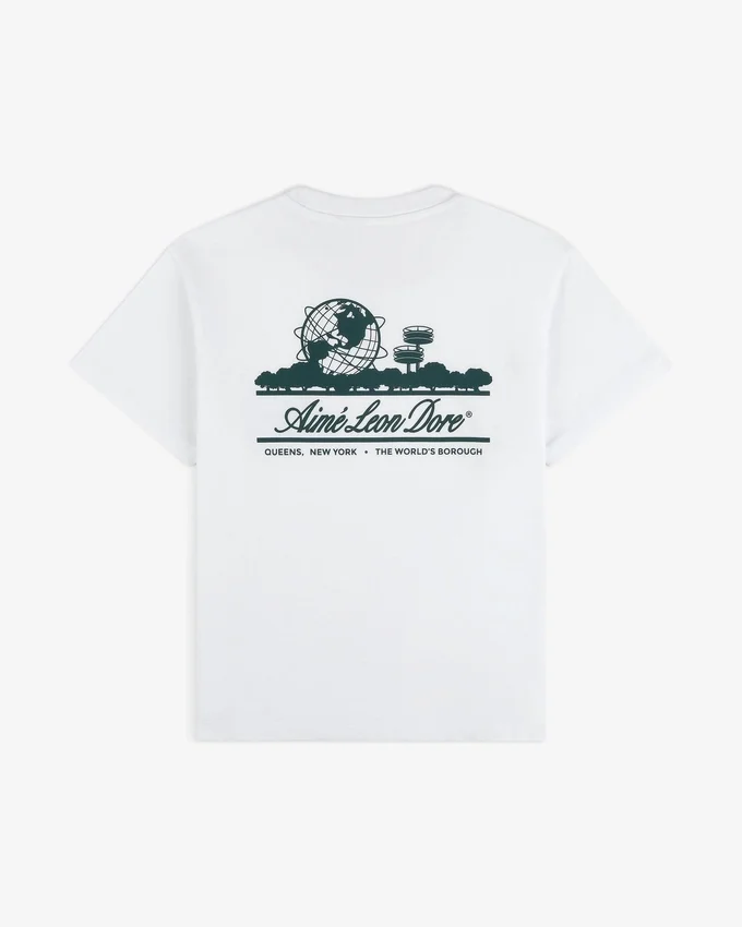 Cropped Aloe-Blend Unisphere Tee