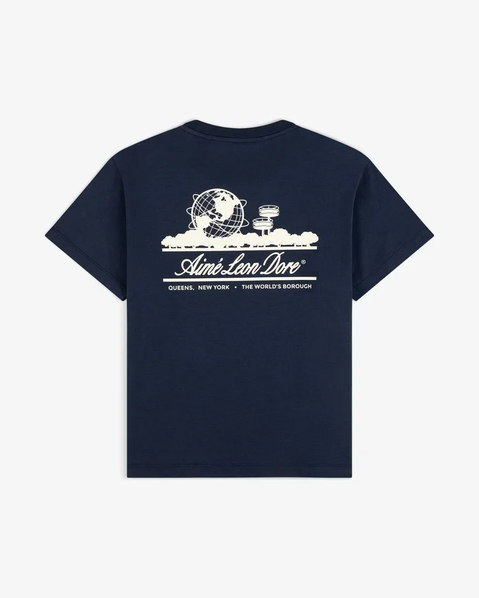 Cropped Aloe-Blend Unisphere Tee