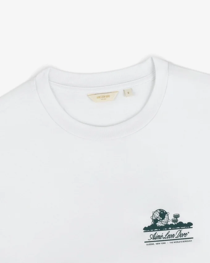 Cropped Aloe-Blend Unisphere Tee
