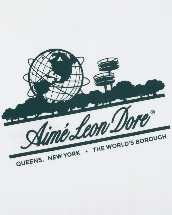 Cropped Aloe-Blend Unisphere Tee