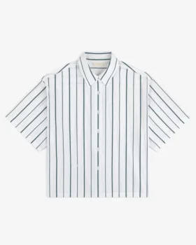 Cropped Poplin Leisure Shirt