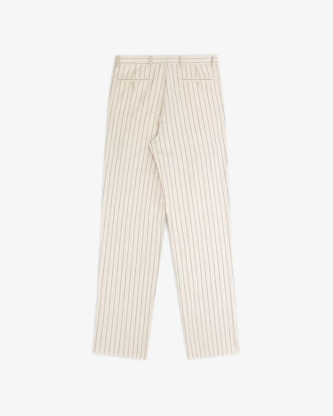Double Pleated Pinstripe Suit Trouser