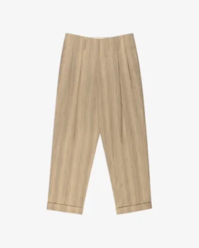 Double Pleated Safari Suit Trouser