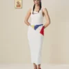 Embroidered Logo Tank Dress
