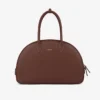 Full Grain Leather Crescent Shoulder Bag