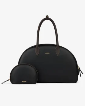 Full Grain Leather Crescent Shoulder Bag