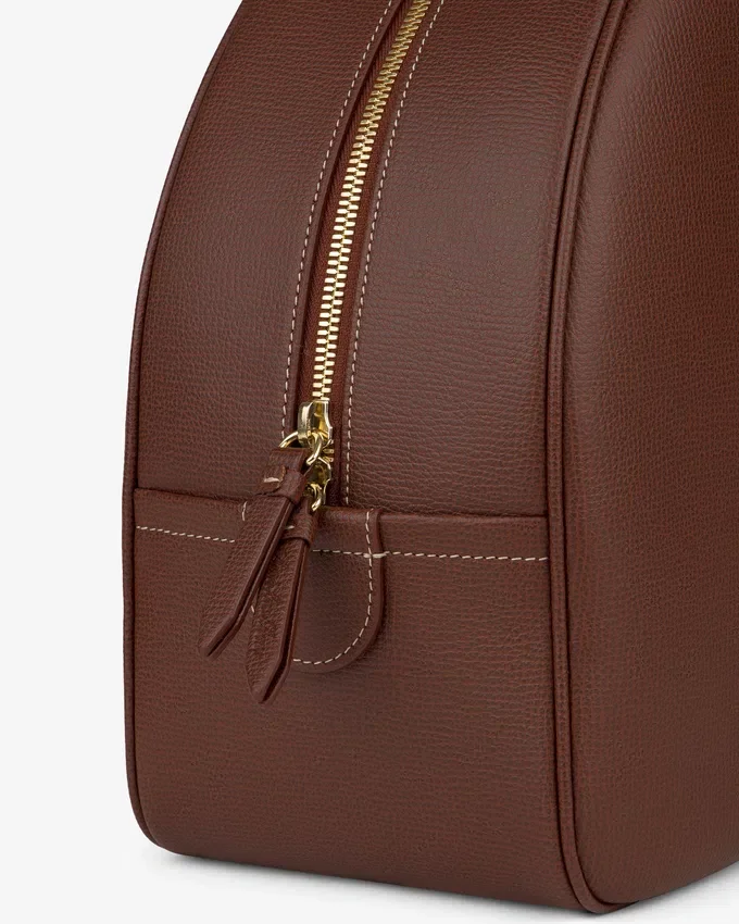 Full Grain Leather Crescent Shoulder Bag