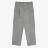 Houndstooth Pleated Trouser