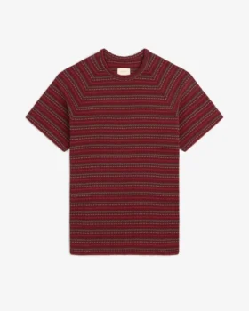 Jacquard Striped Tee