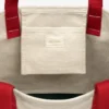 Small Crest Contrast Tote Bag