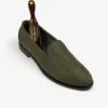 Leather Raffia Loafer