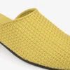 Leather Raffia Mule