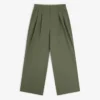 Lightweight Pleated Cotton Trouser