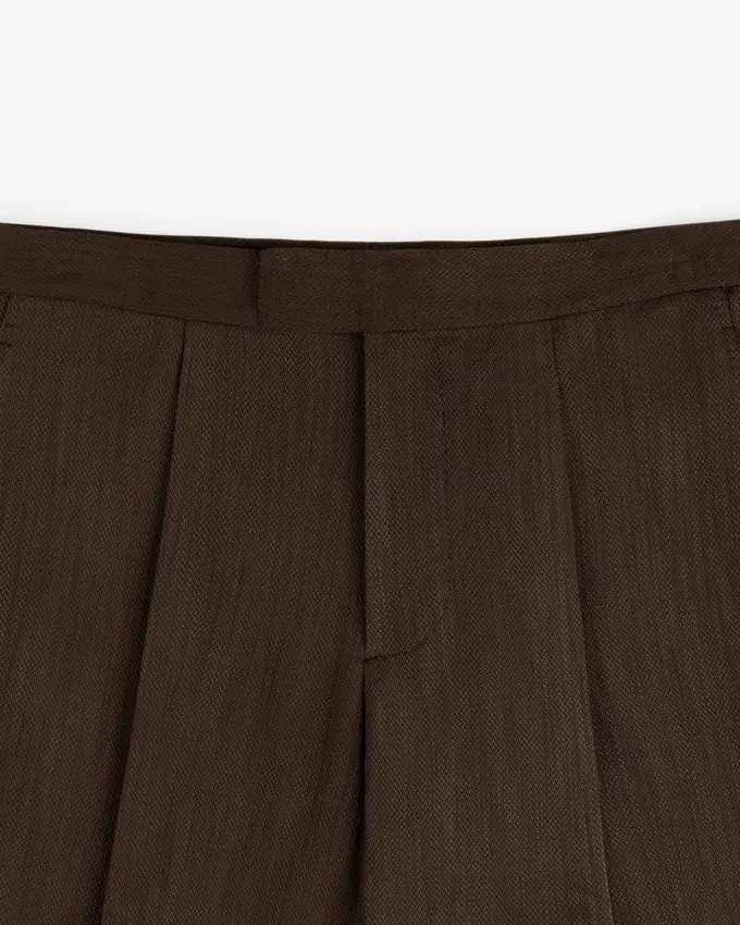 Linen Blend Suit Trouser