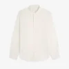 Long-Sleeve Linen Shirt