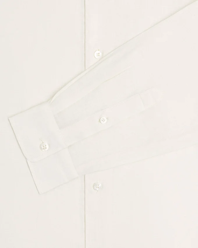 Long-Sleeve Linen Shirt