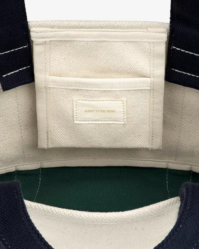Mini Crest Contrast Tote Bag