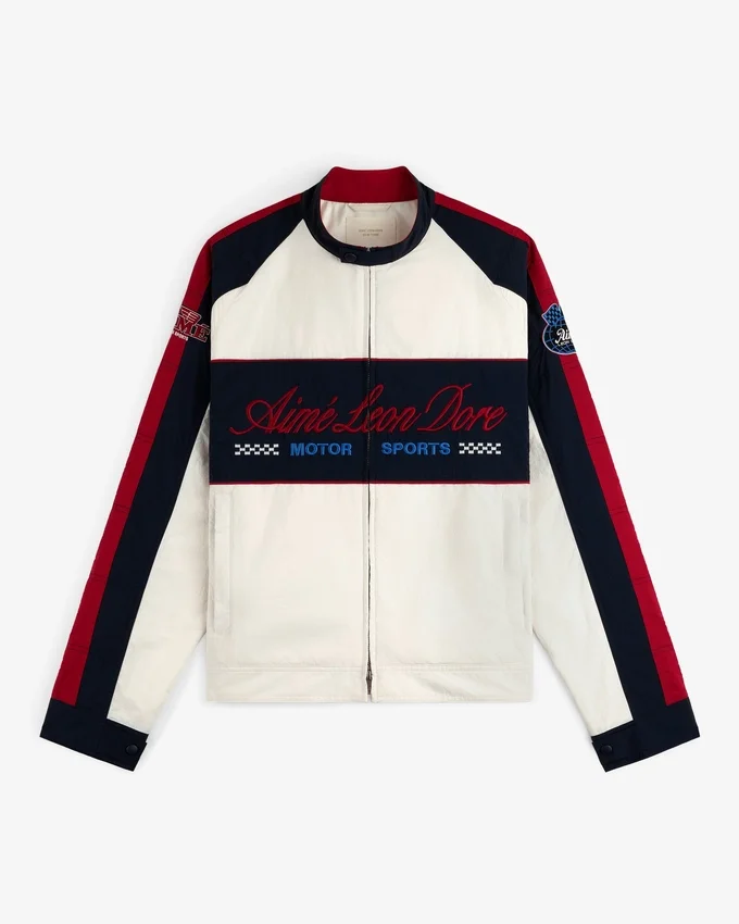 Nylon Moto Jacket