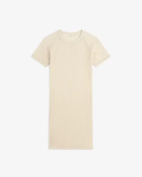 Open Mesh Mini Dress