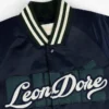 Overlay Logo Satin Varsity Jacket
