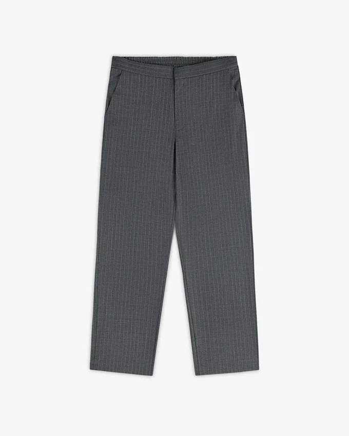 Pinstripe Elasticated Waist Trouser