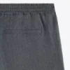 Pinstripe Elasticated Waist Trouser