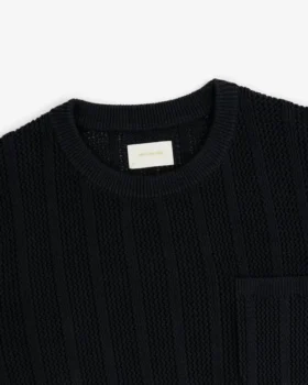 Racking Stitch Crewneck Sweater