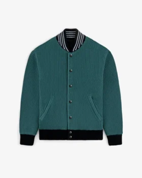 Reversible Knit Bomber Jacket