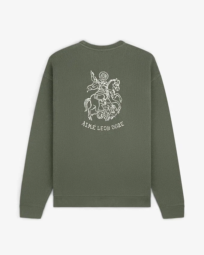 Saint George Piqué Crewneck Sweatshirt