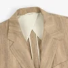 Single-Breasted Safari Suit Jacket