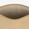 Small Croc-Embossed Nubuck Pouch