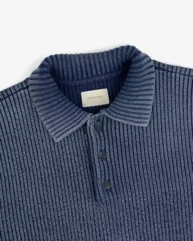 Stone Washed Knit Polo