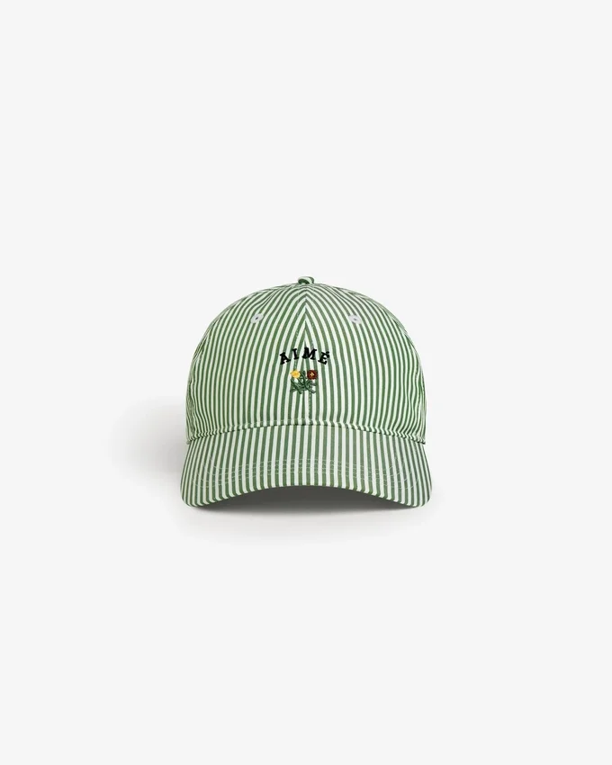 Striped Crest Logo Hat