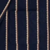 Striped Jacquard Shawl Collar Jacket