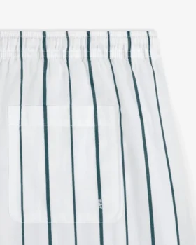 Striped Poplin Leisure Short